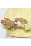 SWATCH New Gent Violet Verbena Blue Silicone Strap