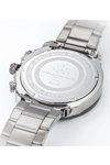 PATROUILLE DE FRANCE Athos 3 Dual Time Silver Stainless Steel Bracelet