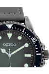 OOZOO Timepieces Grey Synthetic Strap