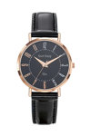 GO Ladies Black Leather Strap