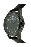 BEN SHERMAN Mens Black Leather Strap