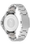 NAUTICA N83 Cocoa Beach Solar Silver Stainless Steel Bracelet