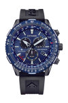 CITIZEN Promaster Sky Eco-Drive RadioControlled Chronograph Black Rubber Strap