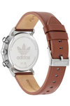 ADIDAS ORIGINALS Code One Chronograph Brown Leather Strap