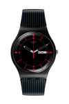 SWATCH High-Lands Mix GAET Black Silicone Strap