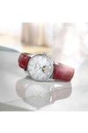 LONGINES The LONGINES Master Collection Diamonds Automatic Red Leather Strap