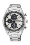 SEIKO Conceptual Solar Chronograph Silver Stainless Steel Bracelet