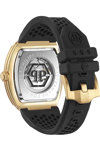 PHILIPP PLEIN The Skeleton Automatic Black Rubber Strap