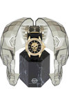 PHILIPP PLEIN The Skull Crystals Black Rubber Strap