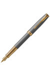 Πένα PARKER Sonnet Premium Cisele Silver GT Fountain Pen (Fine) 18K