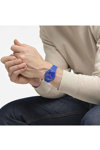 SWATCH New Gent Biosourced Cobalt Disco Blue Silicone Strap