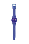 SWATCH New Gent Biosourced Cobalt Disco Blue Silicone Strap