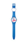 SWATCH Valentine’s Day Recipe For Love Light Blue Silicone Strap