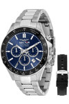 SECTOR 230 Chronograph Silver Stainless Steel Bracelet Gift Set