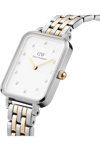 DANIEL WELLINGTON Quadro Lumine Crystals Two Tone Stainless Steel Bracelet