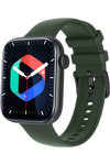 TEKDAY Smartwatch Olive Green Silicone Strap