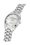 LUCIEN ROCHAT Mademoiselle Diamonds Silver Stainless Steel Bracelet