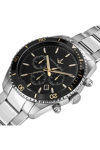 LUCIEN ROCHAT Leman Chronograph Silver Stainless Steel Bracelet