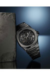 D1 MILANO Skeleton Automatic Grey Stainless Steel Bracelet