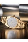 D1 MILANO Ultra Thin Gold Stainless Steel Bracelet