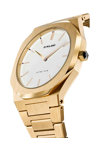 D1 MILANO Ultra Thin Gold Stainless Steel Bracelet