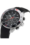 NAUTICA One Chronograph Black Silicone Strap