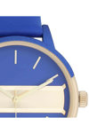 OOZOO Timepieces Blue Leather Strap