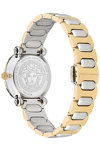 VERSACE Greca Twist Two Tone Stainless Steel Bracelet