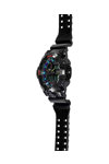 G-SHOCK Dual Time Chronograph Black Rubber Strap