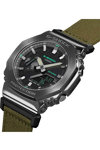 G-SHOCK Dual Time Chronograph Olive Green Fabric Strap