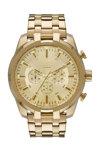 DIESEL Split Chronograph Gold Stainless Steel Bracelet