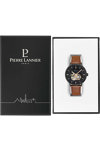 PIERRE LANNIER Impact Automatic Brown Leather Strap