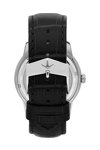 LUCIEN ROCHAT Iconic Black Leather Strap