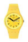 SWATCH Proudly Yellow Yellow Silicone Strap