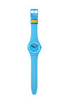 SWATCH Proudly Blue Light Blue Silicone Strap