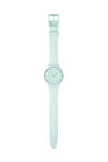SWATCH Turquoise Lightly Turqoise Silicone Strap