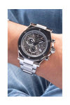 GUESS Collection Legacy Chronograph Silver Stainless Steel Bracelet