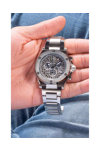 GUESS Collection Legacy Chronograph Silver Stainless Steel Bracelet