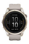 GARMIN Epix Pro Sapphire Edition Soft Gold with Light Sand Silicone Band