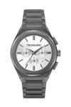 TRUSSARDI Brink Dual Time Black Metallic Bracelet