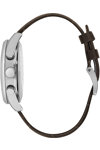 BEVERLY HILLS POLO CLUB Dual Time Brown Leather Strap