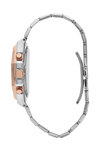 BEVERLY HILLS POLO CLUB Dual Time Two Tone Stainless Steel Bracelet