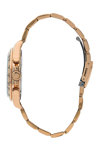 BEVERLY HILLS POLO CLUB Dual Time Rose Gold Stainless Steel Bracelet