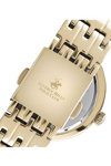 BEVERLY HILLS POLO CLUB Diamond Gold Stainless Steel Bracelet