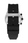 BEVERLY HILLS POLO CLUB Dual Time Black Rubber Strap