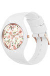 ICE WATCH Flower White Silicone Strap (M)