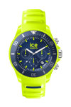 ICE WATCH Chrono with Light Green Silicone Strap (M)