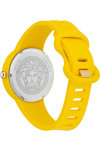 VERSACE Medusa Pop Yellow Rubber Strap