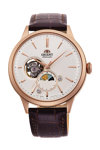 ORIENT Classic Sun and Moon Automatic Brown Leather Strap