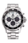 ORIENT Sports Mako Solar Chronograph Silver Stainless Steel Bracelet